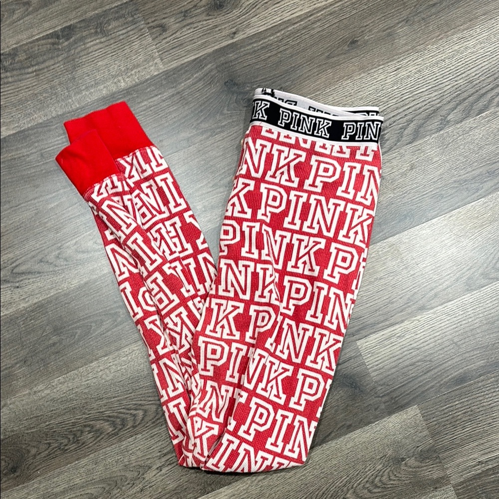 PINK Victoria's Secret Red Pajama Pants